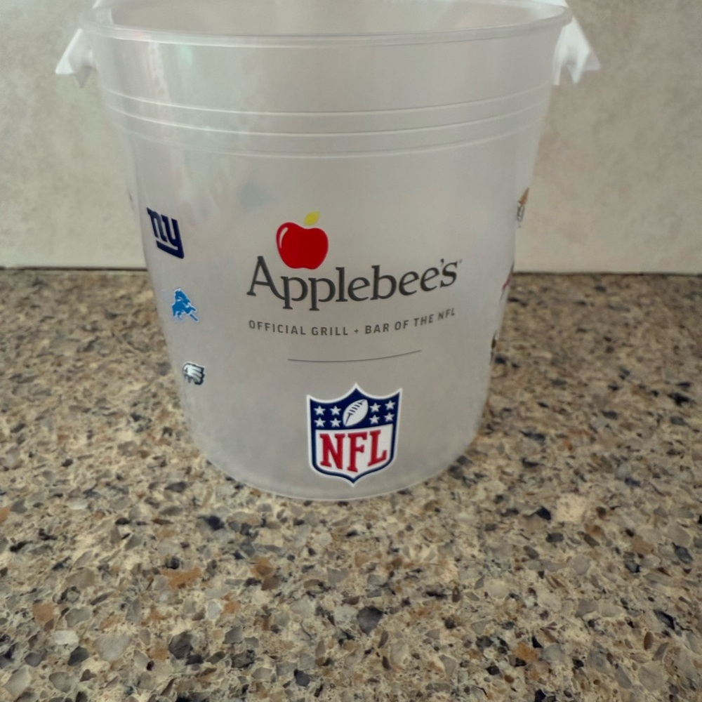5 Barcardi Frosted Bar Bucket- set of 5